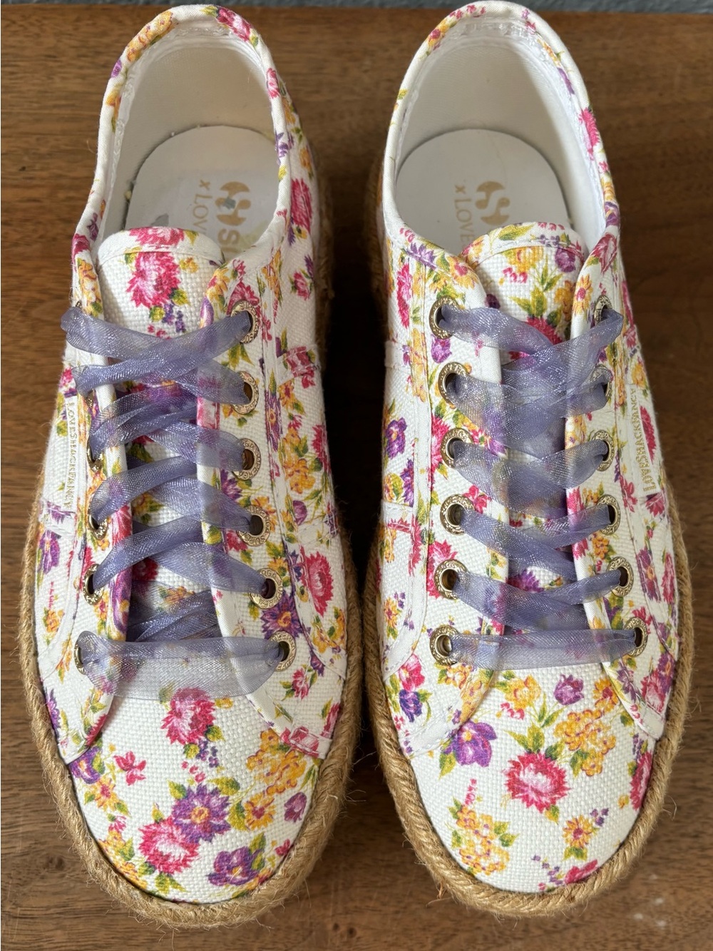 Superga x Loveshackfancy 2790 platform sneakers 6 - Picture 3 of 15